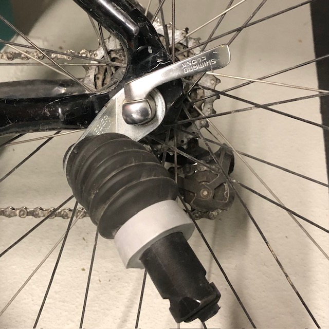 Fahrrad mit Schnellspannachse